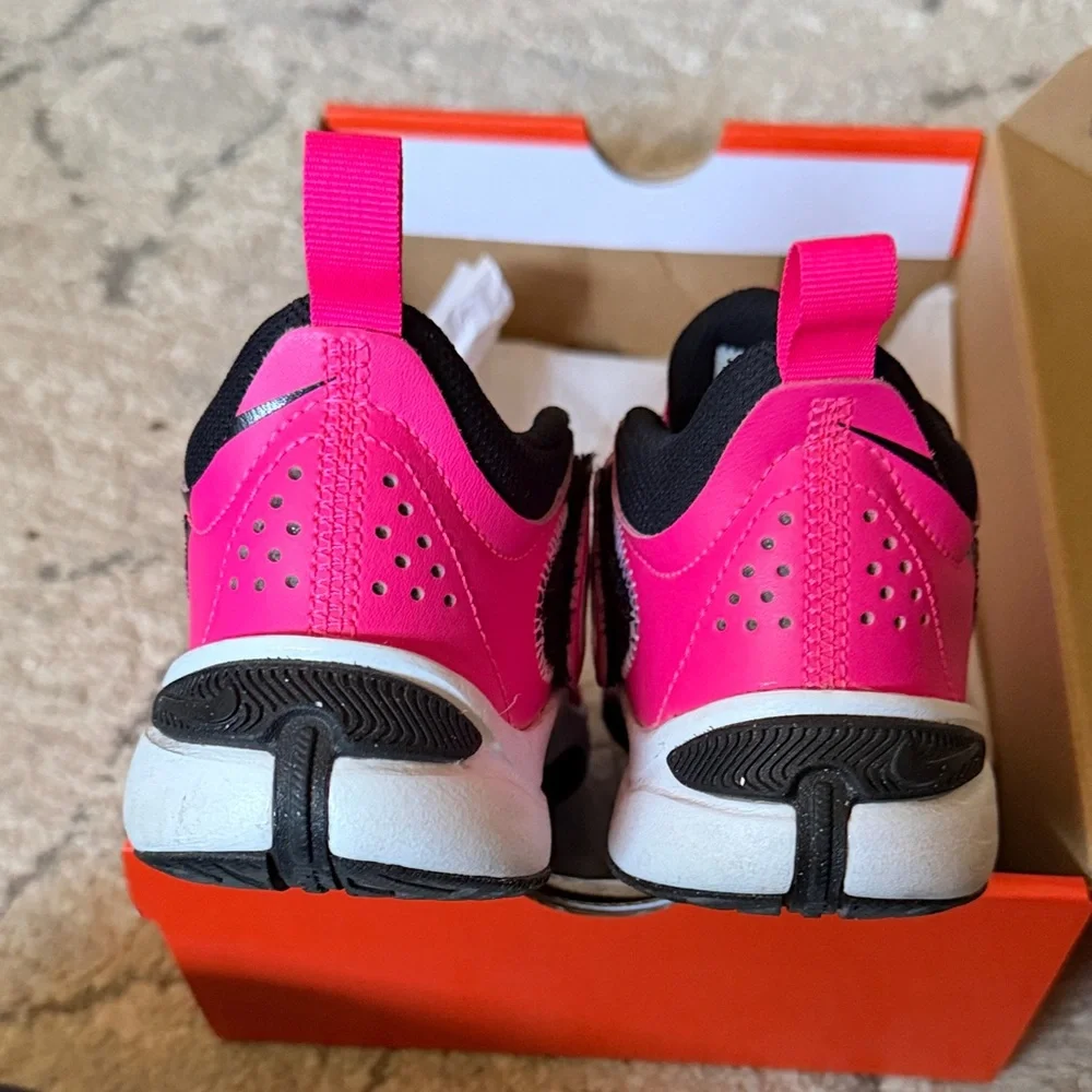 Nike kids pink and Black Sneakers
